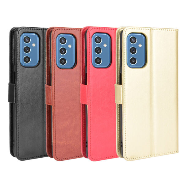 Samsung Galaxy M Serie Galaxy M52 5G Mode Handyhülle Leder Crazy Horse Leder – Bild 2