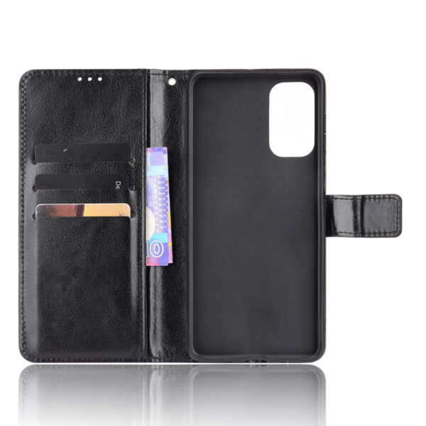 Samsung Galaxy M Serie Galaxy M52 5G Mode Handyhülle Leder Crazy Horse Leder – Bild 3