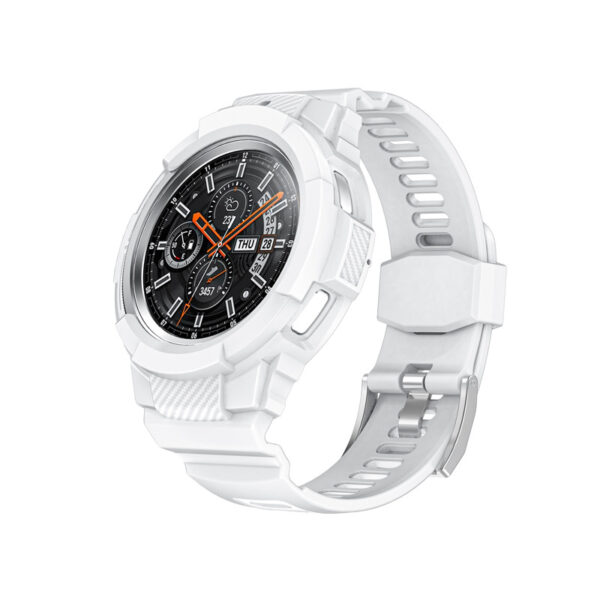 Samsung Samsung Watch Serie Uhrenarmband Galaxy Watch (46mm) TPU Einfarbig Mode – Bild 6