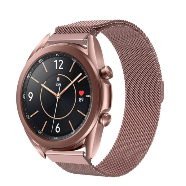 Samsung Samsung Watch Serie Einfarbig Mode Uhrenarmband Metall Galaxy Watch 3 (41mm) – Bild 3
