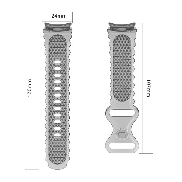 Samsung Samsung Watch Serie Galaxy Watch 4 (40mm) TPU Uhrenarmband Mode Einfarbig – Bild 3