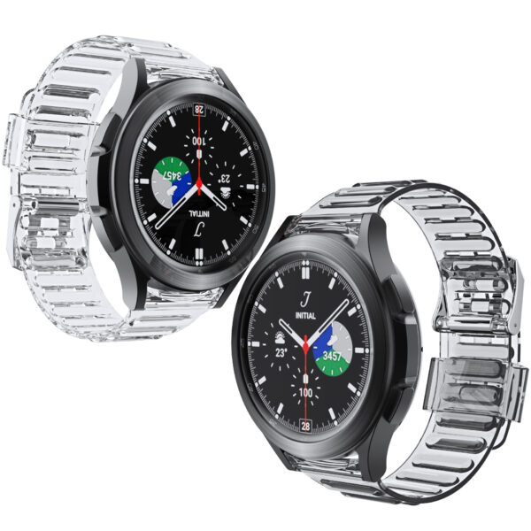 Samsung Samsung Watch Serie Uhrenarmband TPU Einfarbig Galaxy Watch 4 Classic (42mm) Mode – Bild 2