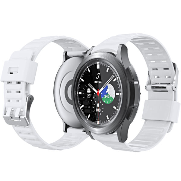 Samsung Samsung Watch Serie Uhrenarmband TPU Einfarbig Galaxy Watch 4 Classic (42mm) Mode – Bild 10