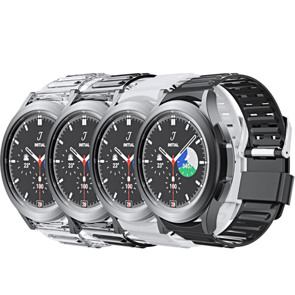 Samsung Samsung Watch Serie Uhrenarmband TPU Einfarbig Galaxy Watch 4 Classic (42mm) Mode – Bild 6