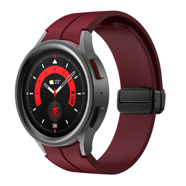 Samsung Samsung Watch Serie Uhrenarmband Silikon Einfarbig Mode Galaxy Watch 5 Pro(45MM) – Bild 11