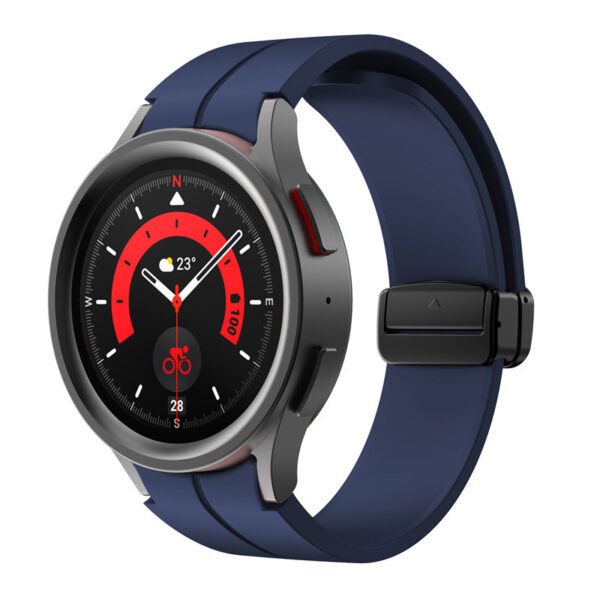 Samsung Samsung Watch Serie Uhrenarmband Silikon Einfarbig Mode Galaxy Watch 5 Pro(45MM) – Bild 12