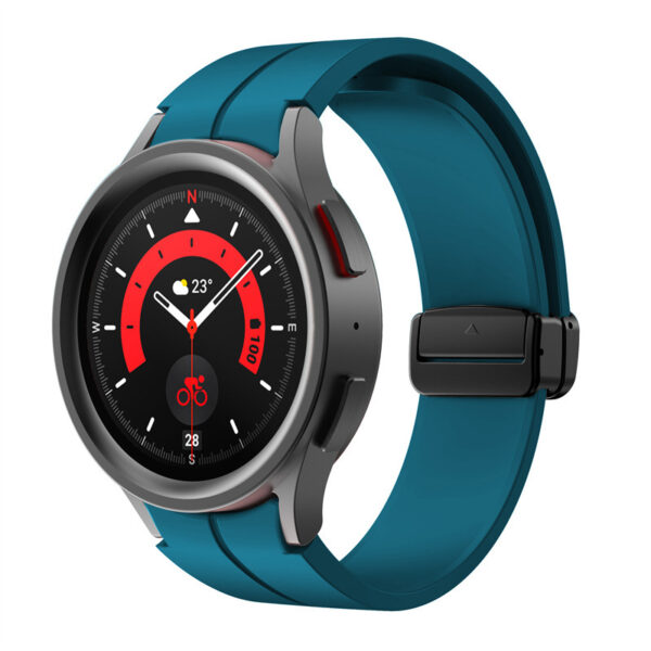 Samsung Samsung Watch Serie Uhrenarmband Silikon Einfarbig Mode Galaxy Watch 5 Pro(45MM) – Bild 13