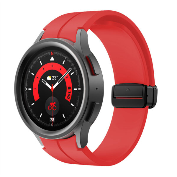 Samsung Samsung Watch Serie Uhrenarmband Silikon Einfarbig Mode Galaxy Watch 5 Pro(45MM) – Bild 14