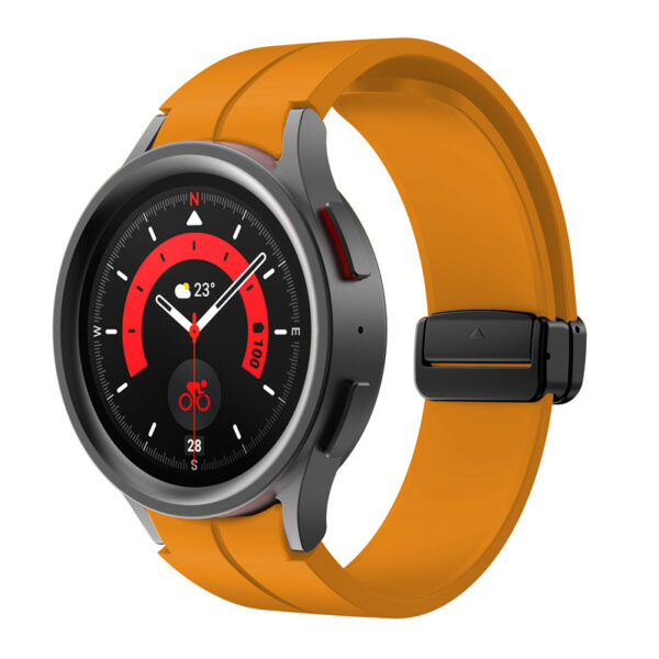 Samsung Samsung Watch Serie Uhrenarmband Silikon Einfarbig Mode Galaxy Watch 5 Pro(45MM) – Bild 15
