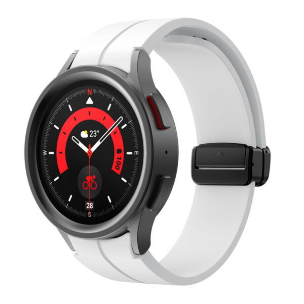 Samsung Samsung Watch Serie Uhrenarmband Silikon Einfarbig Mode Galaxy Watch 5 Pro(45MM) – Bild 16