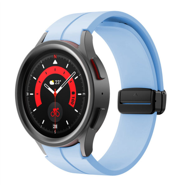 Samsung Samsung Watch Serie Uhrenarmband Silikon Einfarbig Mode Galaxy Watch 5 Pro(45MM) – Bild 17