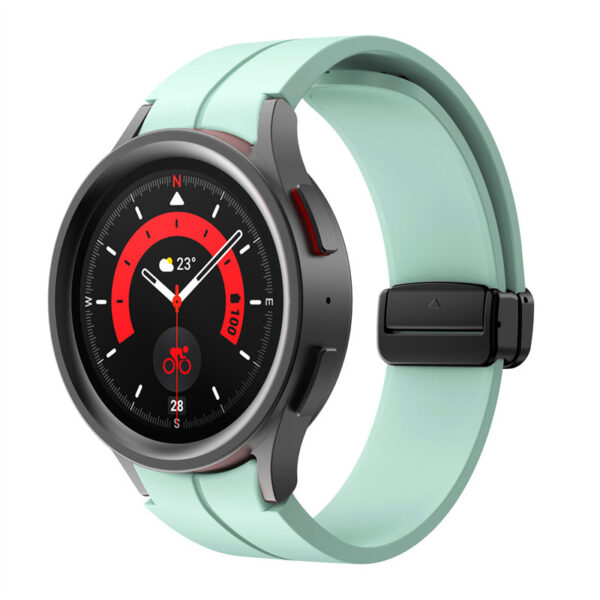 Samsung Samsung Watch Serie Uhrenarmband Silikon Einfarbig Mode Galaxy Watch 5 Pro(45MM) – Bild 18