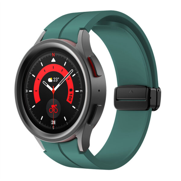 Samsung Samsung Watch Serie Uhrenarmband Silikon Einfarbig Mode Galaxy Watch 5 Pro(45MM) – Bild 19