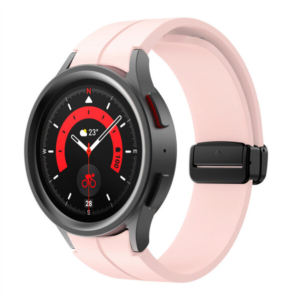 Samsung Samsung Watch Serie Uhrenarmband Silikon Einfarbig Mode Galaxy Watch 5 Pro(45MM) – Bild 3
