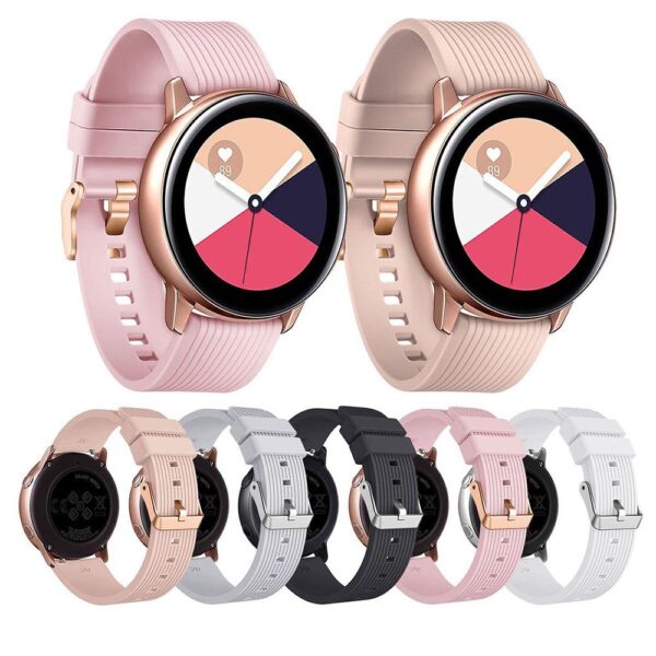 Samsung Samsung Watch Serie Galaxy Watch Active (40mm) Mode Uhrenarmband Silikon Einfarbig – Bild 3