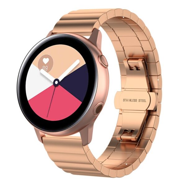 Samsung Samsung Watch Serie Galaxy Watch Active 2 (40mm) Mode Metall Uhrenarmband Einfarbig