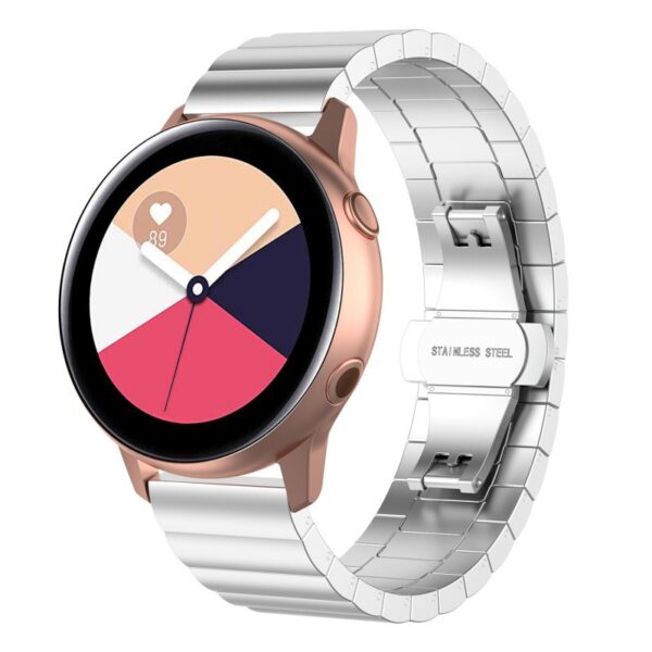 Samsung Samsung Watch Serie Galaxy Watch Active 2 (40mm) Mode Metall Uhrenarmband Einfarbig – Bild 4
