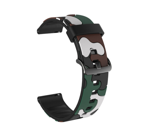 Samsung Samsung Watch Serie Samsung Gear S3 Classic Tarnung Mode Silikon Uhrenarmband