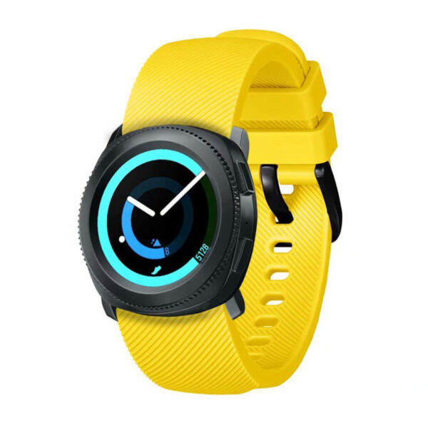 Samsung Samsung Watch Serie Uhrenarmband Silikon Samsung Gear Sport Einfarbig Mode – Bild 16
