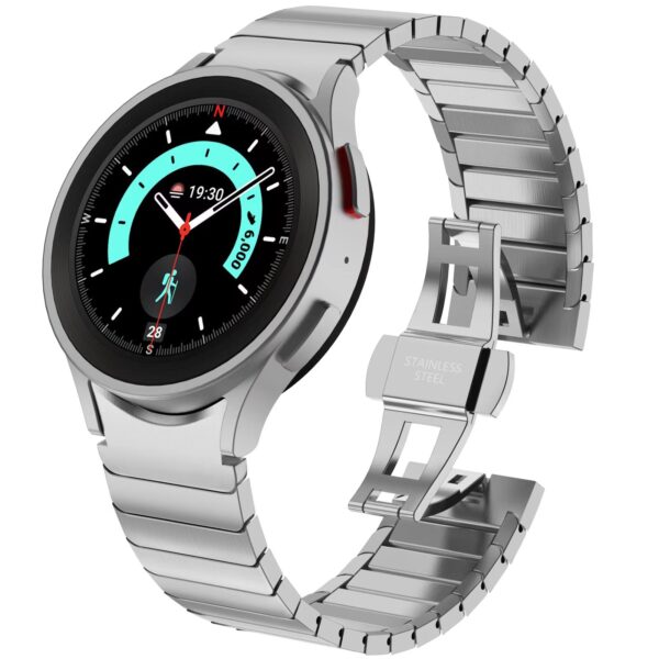 Samsung Samsung Watch Serie Metall Uhrenarmband Mode Galaxy Watch6 Classic 43MM Einfarbig – Bild 6