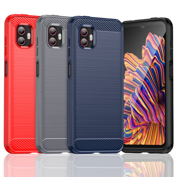 Samsung Galaxy Xcover Serie Handyhülle Gebürstet Galaxy Xcover 6 Pro Mode TPU – Bild 2