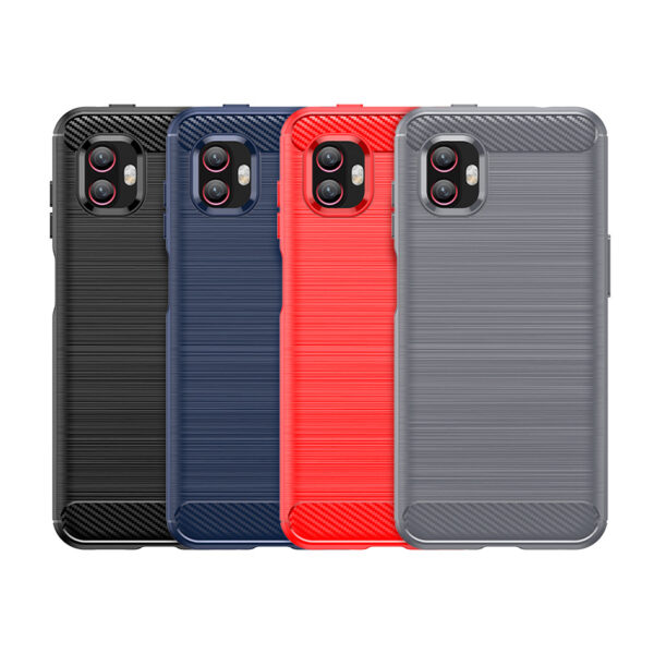 Samsung Galaxy Xcover Serie Handyhülle Gebürstet Galaxy Xcover 6 Pro Mode TPU – Bild 5