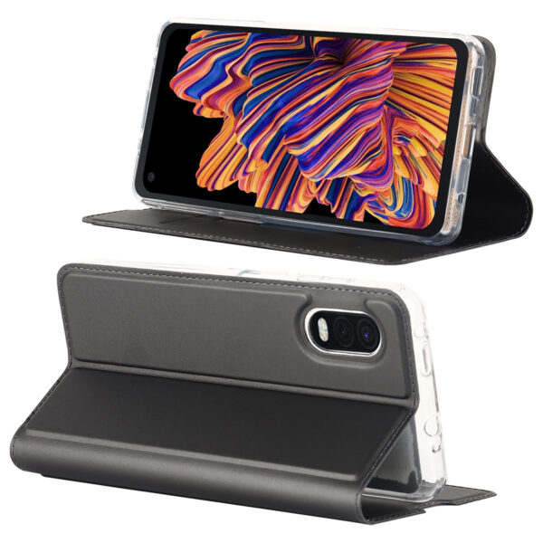 Samsung Galaxy Xcover Serie Handyhülle Mode Einfarbig Galaxy Xcover Pro PU – Bild 2