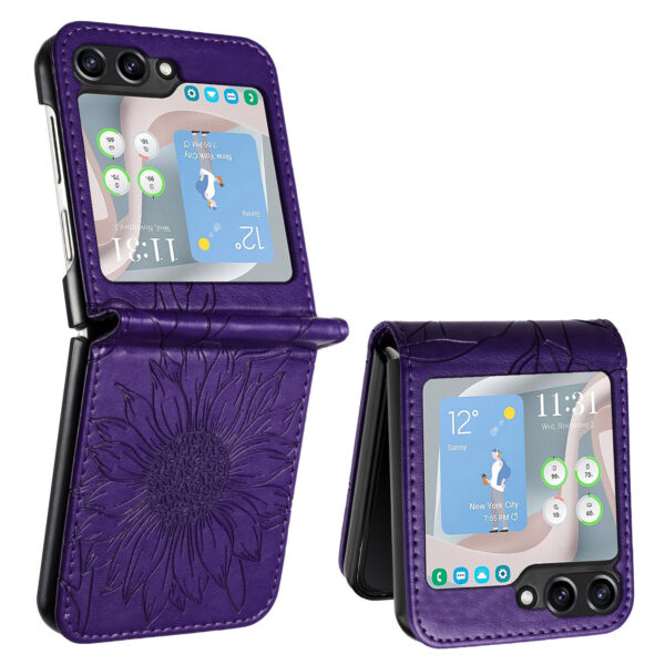 Samsung Galaxy Z Serie Sonnenblume Galaxy Z Flip5 Handyhülle Mode – Bild 9