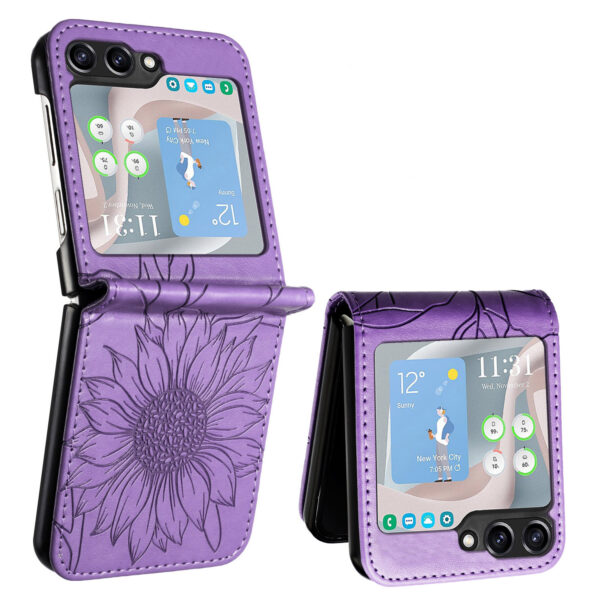 Samsung Galaxy Z Serie Sonnenblume Galaxy Z Flip5 Handyhülle Mode – Bild 11