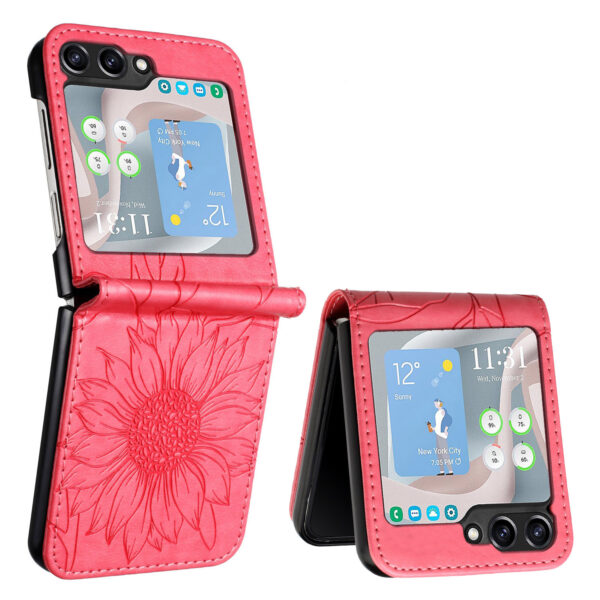 Samsung Galaxy Z Serie Sonnenblume Galaxy Z Flip5 Handyhülle Mode – Bild 12