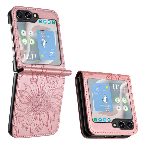 Samsung Galaxy Z Serie Sonnenblume Galaxy Z Flip5 Handyhülle Mode – Bild 3