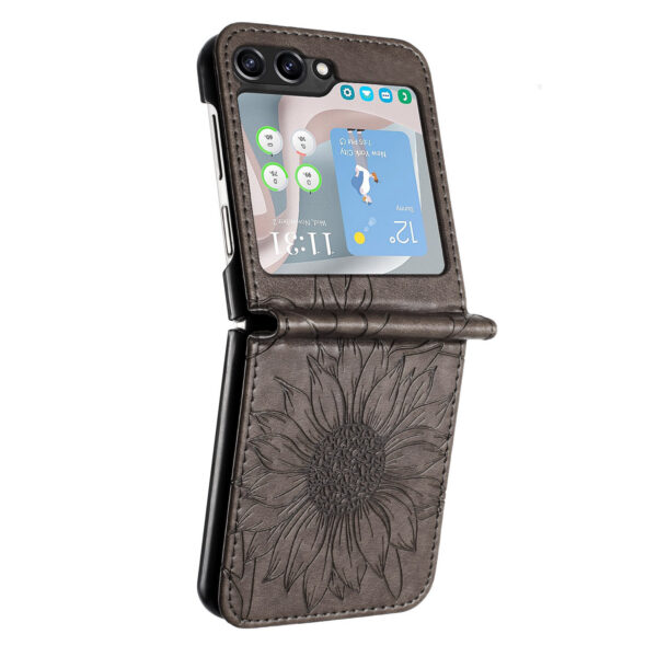 Samsung Galaxy Z Serie Sonnenblume Galaxy Z Flip5 Handyhülle Mode – Bild 5
