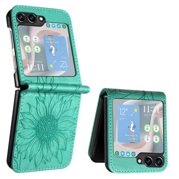 Samsung Galaxy Z Serie Sonnenblume Galaxy Z Flip5 Handyhülle Mode – Bild 7