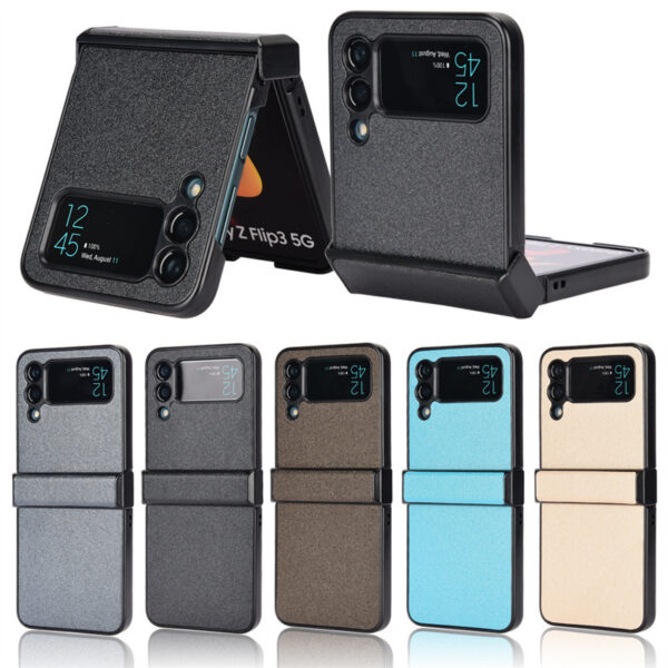 Samsung Galaxy Z Serie Mode Einfarbig Handyhülle Galaxy Z Flip3 5G – Bild 2