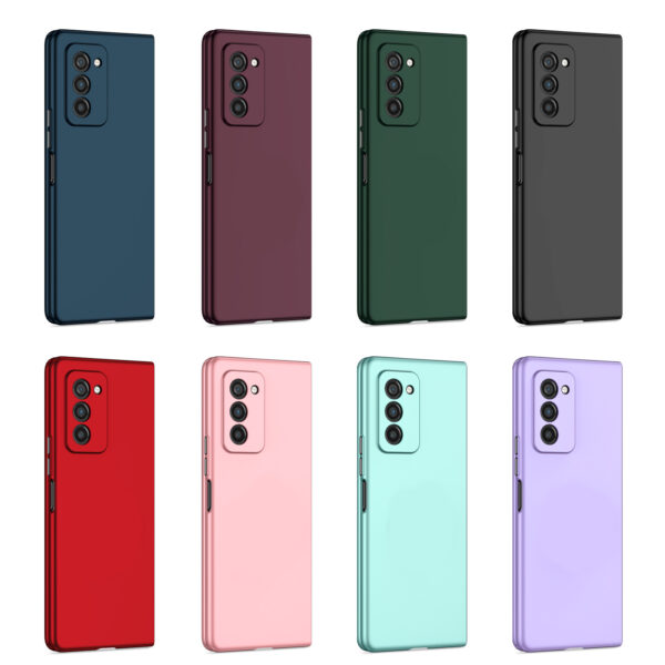 Samsung Galaxy Z Serie Mode Einfarbig Handyhülle PC Galaxy Z Fold2 5G – Bild 2