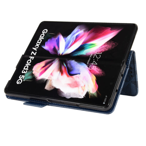 Samsung Galaxy Z Serie Leder Handyhülle Muster Galaxy Z Fold4 Mode – Bild 4