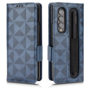 Samsung Galaxy Z Serie Leder Handyhülle Muster Galaxy Z Fold4 Mode