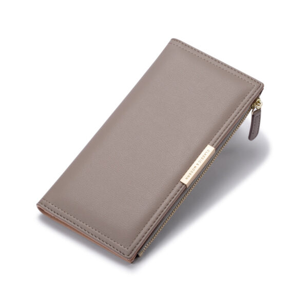 Geldbörsen Und Taschen Mode Einfarbig PU Geldbörse Universal – Bild 3