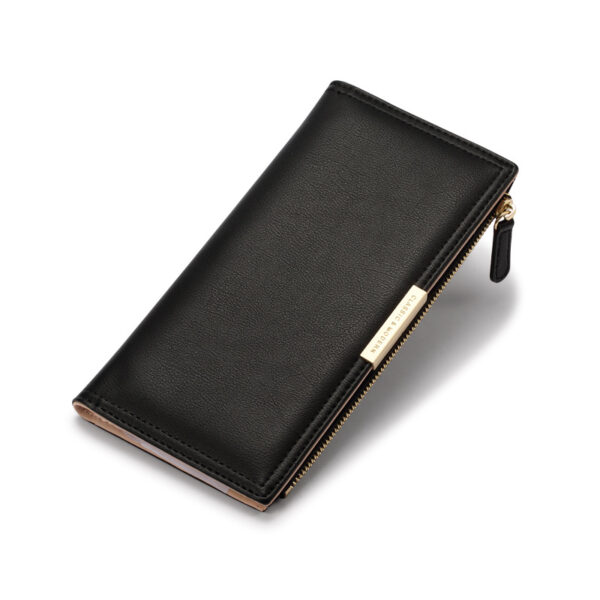 Geldbörsen Und Taschen Mode Einfarbig PU Geldbörse Universal – Bild 5